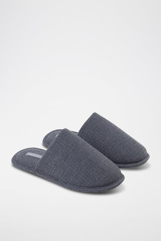 Pantoffels - Gemêleerd Grijs