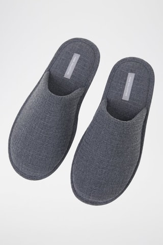Pantoffels - Gemêleerd Grijs