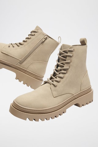 Boots - lichtbeige