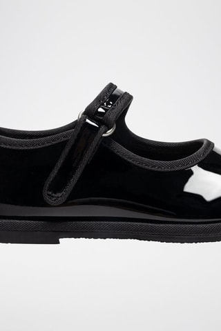 Gelakte Mary Janes - Zwart