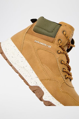 Hoge Sneakers - Camel