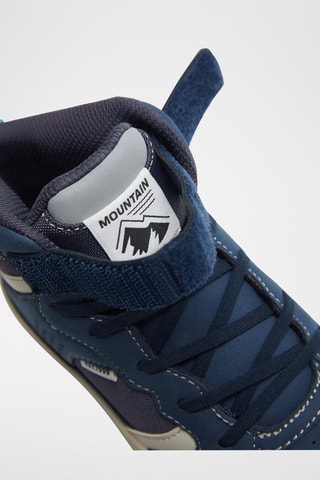 Hoge Sneakers - Marineblauw