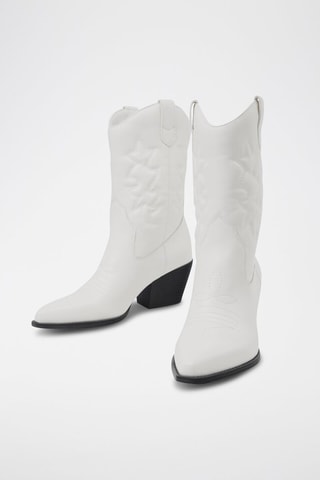 Stivali texani - Bianco