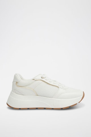 Platform Sneakers - Wit