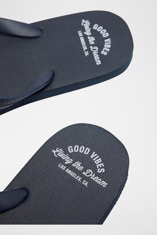 Slippers - Marineblauw