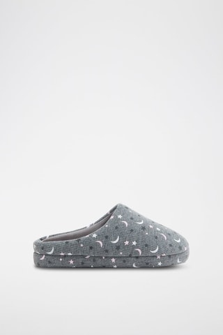 Pantoffels - Donkergrijs