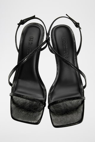 Sandales à talons - Noir