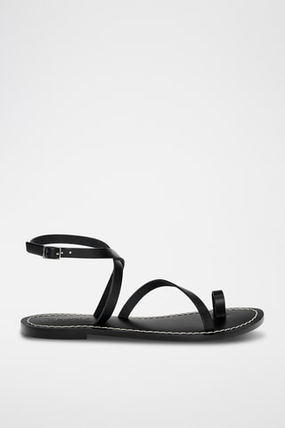 Leren Sandalen - Zwart