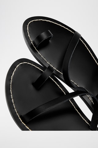 Leren Sandalen - Zwart