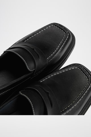 Leren Mocassins - Zwart