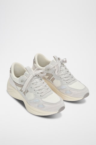 Baskets en cuir - Ecru