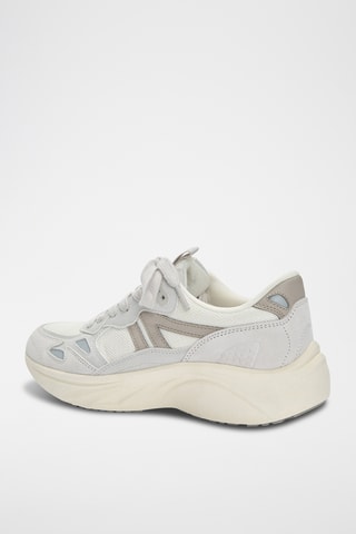 Baskets en cuir - Ecru