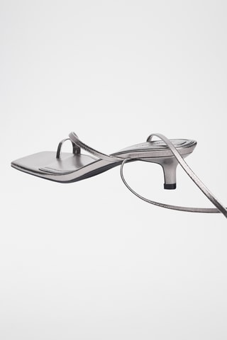 Sandalen met Hak - Donkergrijs