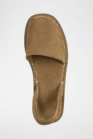 Sandales avarca en nubuck - Marron