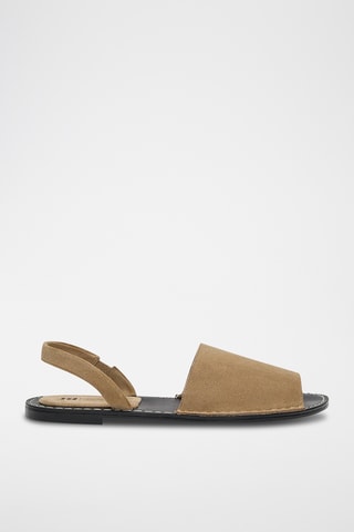 Nubuck Avarca Sandalen - Camel