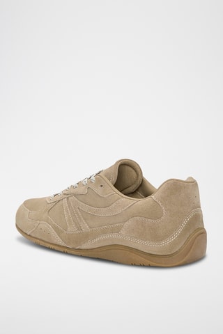 Nubuck Sneakers - Camel