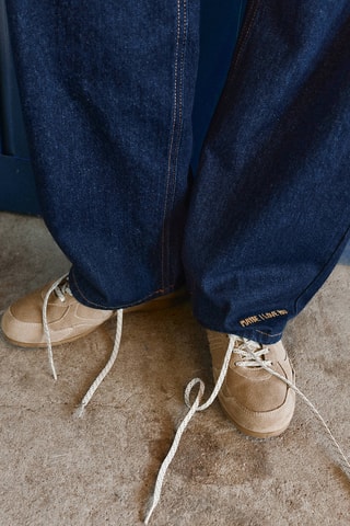 Nubuck Sneakers - Camel