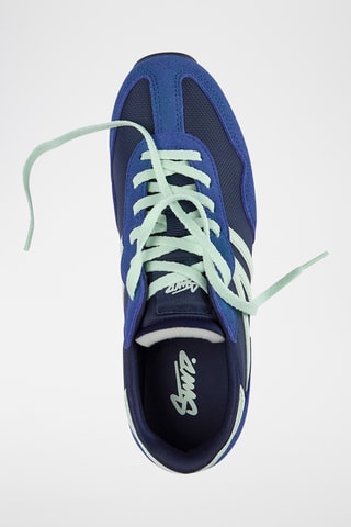 Nubuck Sneakers - Marineblauw en Zeegroen
