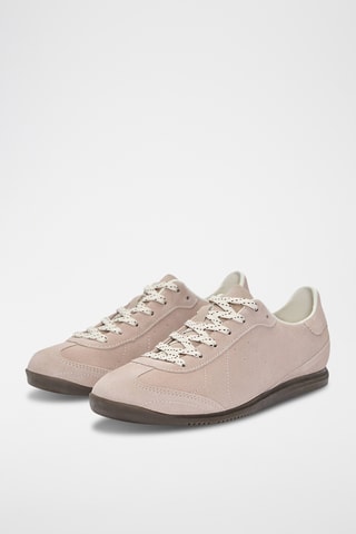 Nubuck Sneakers - Poederroze