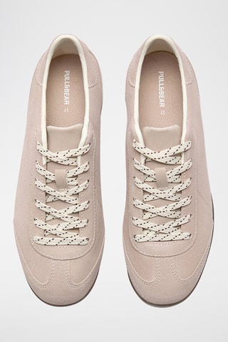 Nubuck Sneakers - Poederroze