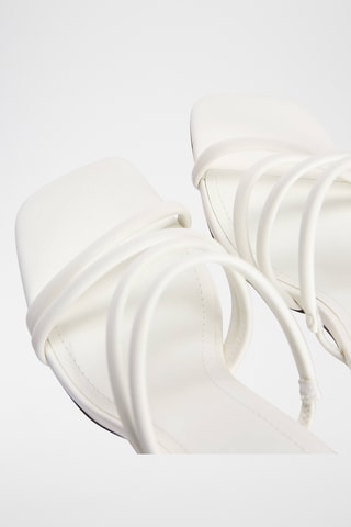 Mules à talons - Blanc