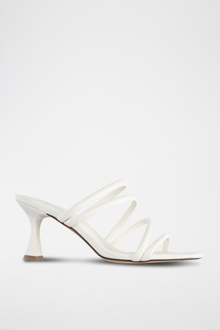 Mules à talons - Blanc