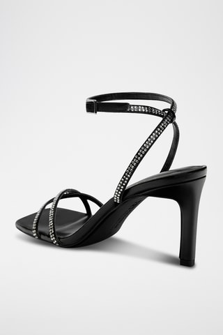 Sandales à talons - Noir