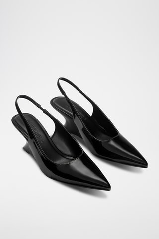 Ballerines compensées - Noir