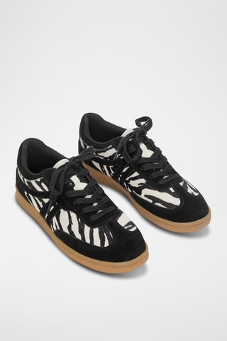 Leren Sneakers - Zwart