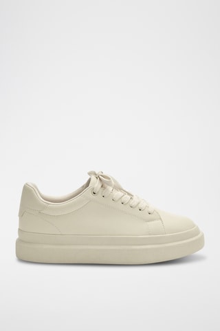 Platform Sneakers - Ecru