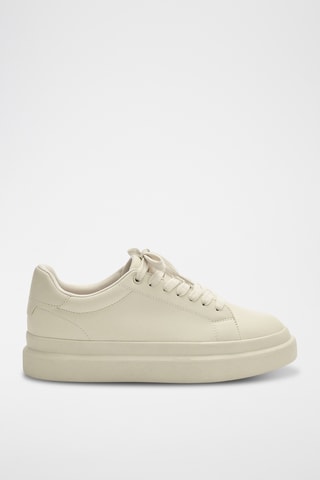 Platform Sneakers - Ecru