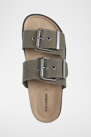 Nubuck Muiltjes - Donkergrijs