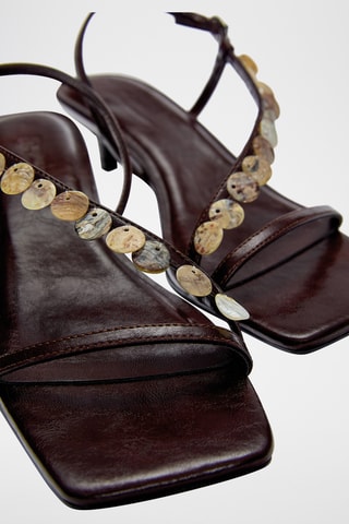 Sandales à talons - Marron foncé