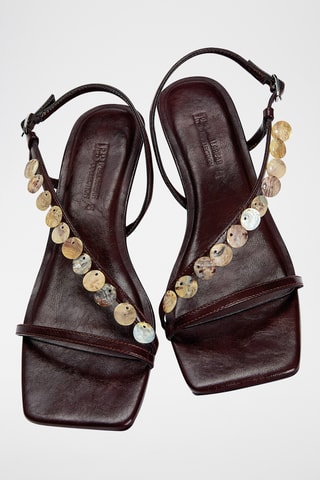 Sandales à talons - Marron foncé