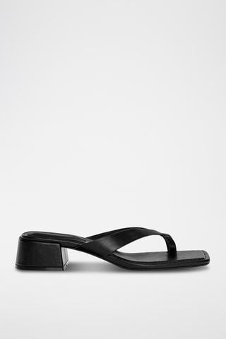 Sandales à talons - Noir