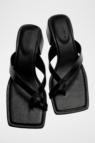 Sandales à talons - Noir