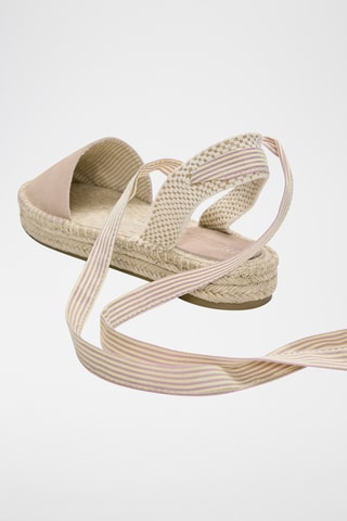 Nubuck Romeinse Sandalen - Roze