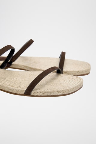 Mules en cuir - Marron