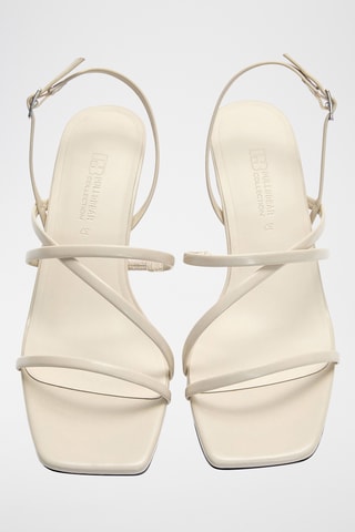 Sandales à talons - Ecru