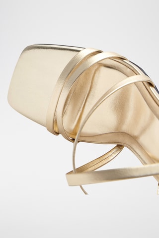 Sandalen met Hak - Goudkleurig