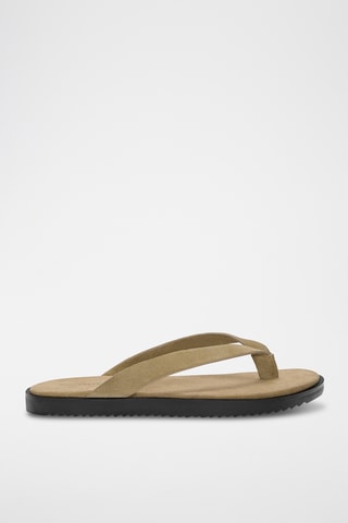 Nubuck Sandalen - Ecru