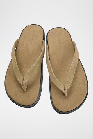 Nubuck Sandalen - Ecru