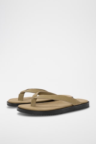 Nubuck Sandalen - Ecru