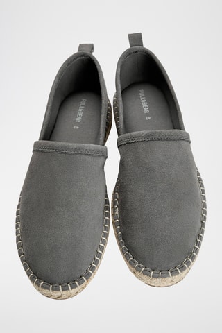 Nubuck Espadrilles - Grijs