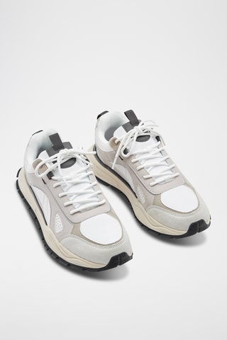 Sneakers - Wit en Grijs