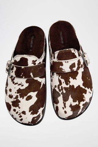 Leren Clogs - Bruin