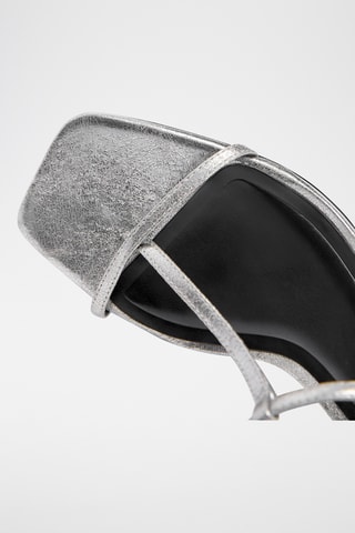 Sandales à talons - Argenté