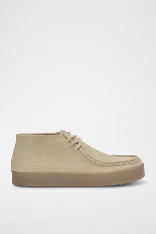 Nubuck Mocassins - Ecru