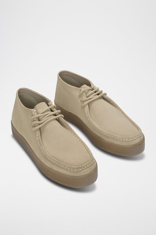 Nubuck Mocassins - Ecru