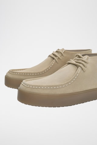 Nubuck Mocassins - Ecru